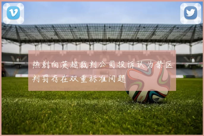 热刺向英超裁判公司投诉认为禁区判罚存在双重标准问题